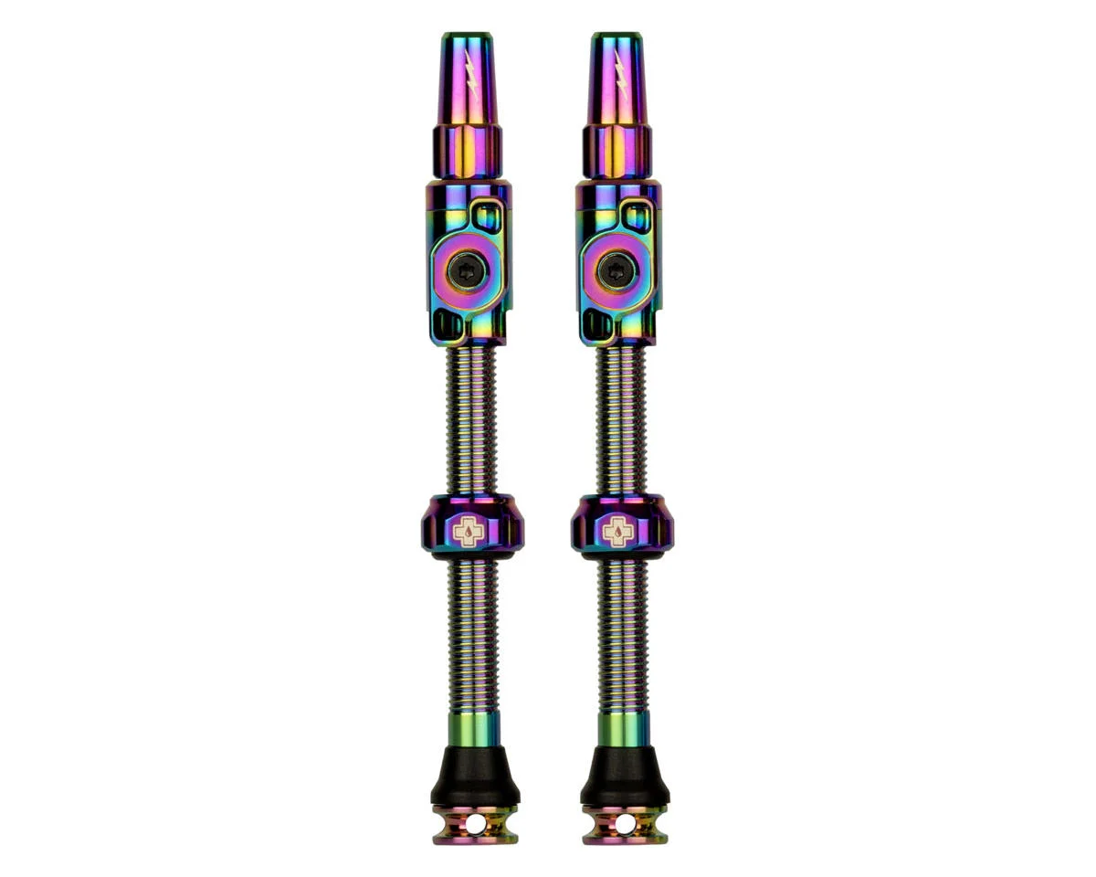 Muc-Off Big Bore Lite Tubeless Valves (Iridescent) (X-Large) (60mm)